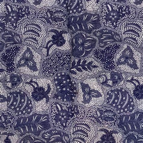 Batik Print Blue White Fabrics