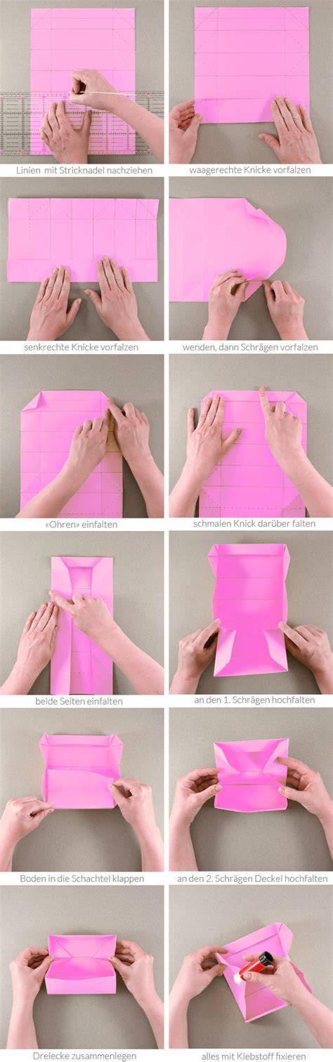 Für anleitungen mit einem din a4. Rechteckige Origami Schachtel Anleitung | Tutorial Origami ...