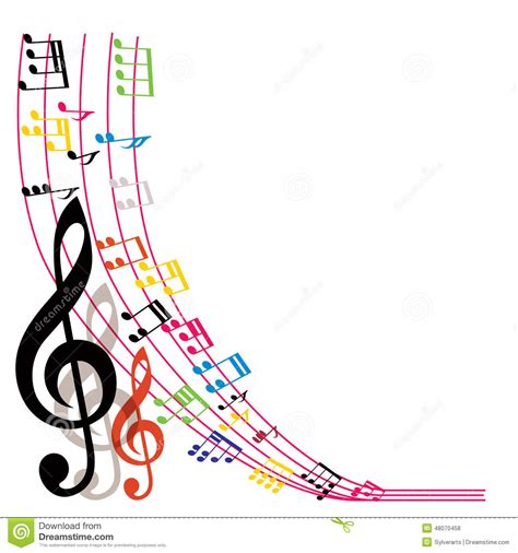 Composers don't create something out of nothing. Music Notes Background, Stylish Musical Theme Composition, Vector Illustration. Stock Vector ...