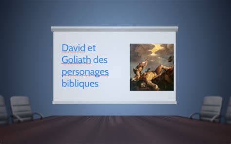 David Et Goliath Des Personnages Bibliques By Cl Ment Meslin