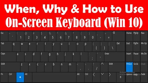 How To Enable On Screen Keyboard Windows 10 On Screen Keyboard