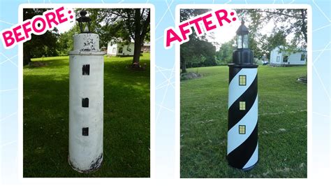 Awesome Lawn Lighthouse Makeover Youtube