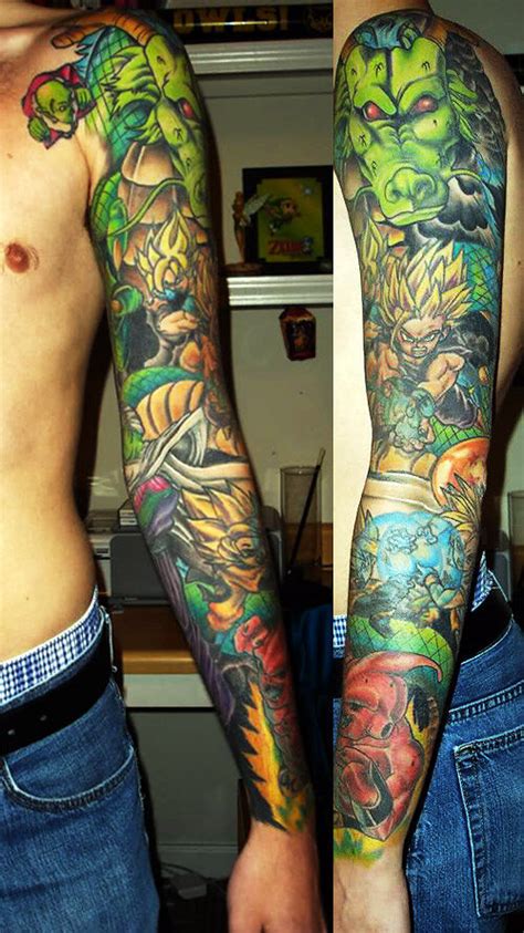Would love to tattoo this dragon ball z sleeve #dragonball #dragondallz #dragonballtattoo #goku #vegeta #trunks #gohan #goten #tat. 35 Insanely Awesome Dragon Ball Z Tattoos Fans Will Love