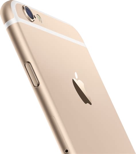 Close Up Shot Of The Iphone 6 In Gold Sleek Lines And Rounded