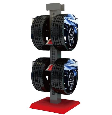 High Quality Custom Car Wheels Tyre Exhibition Tire Display Stand For