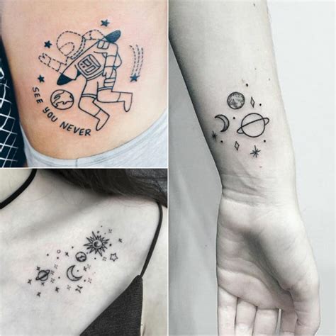Space Inspired Tattoos - Planet Tattoo Ideas for Men and Women