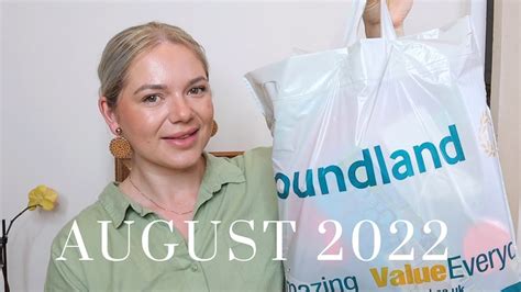 poundland haul august 2022 youtube