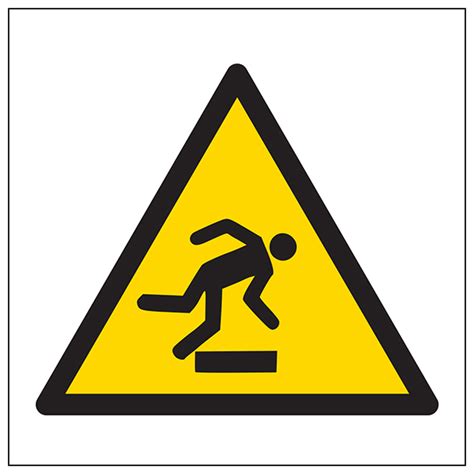 Warning Trip Hazard Symbol Safety Signs 4 Less