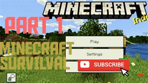 Minecraft Survival Gameplay Part 1 Youtube