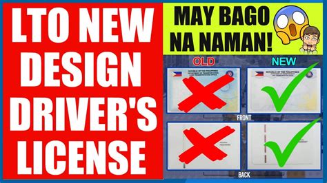 Lto New Design Of Drivers License 2022 Youtube
