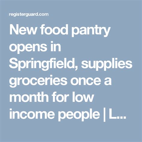 Director barbara sheetz | tel: New food pantry opens in Springfield, supplies groceries ...