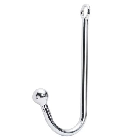 25030mm Anal Hook Metal Anal Butt Plug With1 30mm Bead Anal Sex Toys
