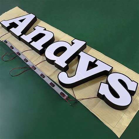 Waterproof 3d Led Illuminated Letter Signage Sichuan Reiter Sign Co