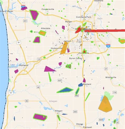 Powerful Thunderstorms Rake West Michigan Saturday Night Crews Work