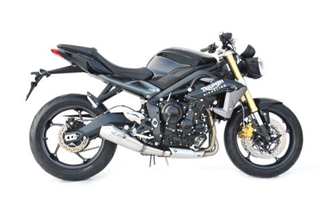 Zard Conical Exhaust For Triumph Street Triple 675 2013 2016