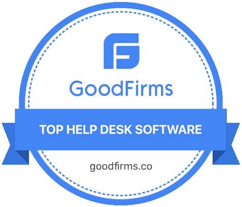 Goodfirms Recognizes Vision Helpdesk As The Industrys Best Help Desk