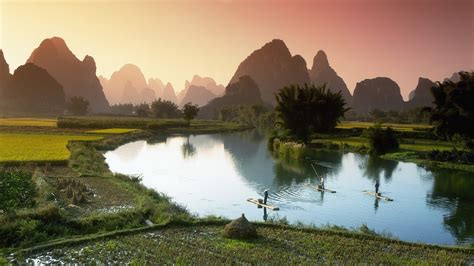 China Fishing Rivers Wallpapers Hd Desktop And Mobile Backgrounds