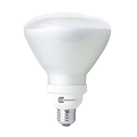 Offered in a variety of finishes, including metallic rosemary (shown in photos 1 & 2) and oil rubbed bronze. EcoSmart 120W Equivalent Soft White BR40 CFL Light Bulb (2 ...