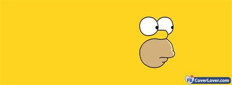 Homer Simpson Face Anime And Cartoons Facebook Cover Maker