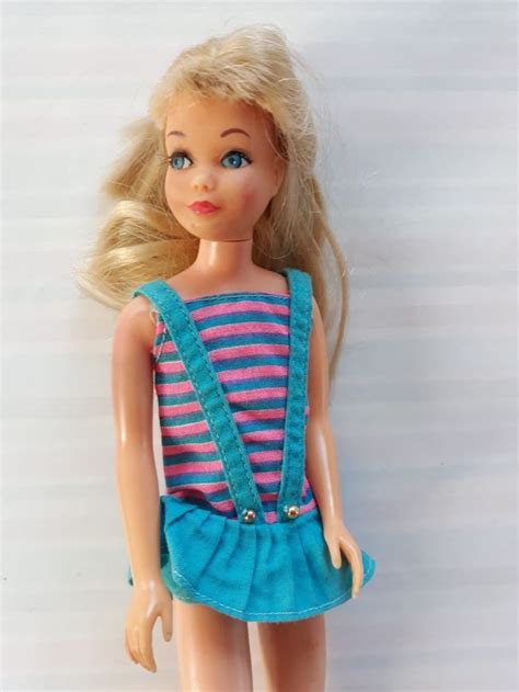 Genuine 60searly 70s Vintage Skipper Barbie Doll Woriginal Outfit