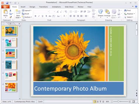 First Glimpse Of Ms Office 2010 Powerpoint 2010