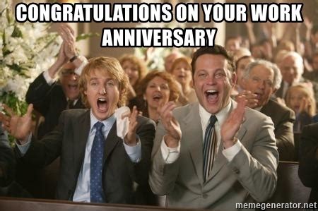 Are you looking for funny anniversary memes? congratulations on your work anniversary - Congratulations | Meme Generator