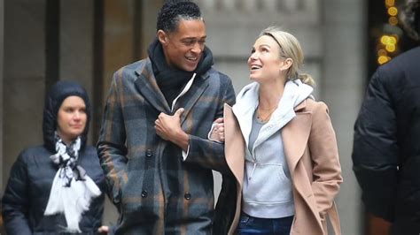 Photos Of T J Holmes And Amy Robach Spotted Walking Together Despite
