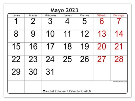 Calendario Mayo De 2023 Para Imprimir 47ds Michel Zbinden Ve