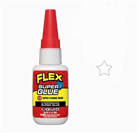 2 Pack Flex Super Glue 20g Bottle Clear Instant Bond Quick Dry Adhesive