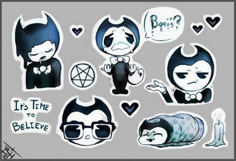 Bendy Sticker Sheet Bendy And The Ink Machine Amino