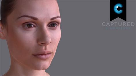 Cdmr Reference Female Head Scan Buy Royalty Free D Model By