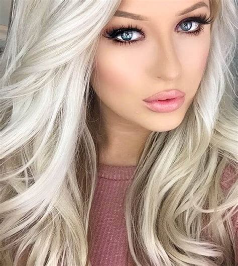 Awesome Collections Of Platinum White Hair Colour Png Colored Hair