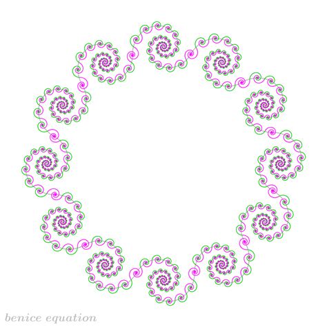 Fun Math Art Pictures Benice Equation Spiral Of Spirals