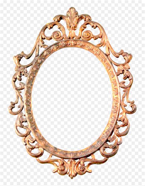 Transparent Filigree Frame Png Snow White Cartoon Mirror Png