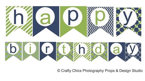 Free Printable Birthday Signs Banner Pdf Letters Happy Pertaining To
