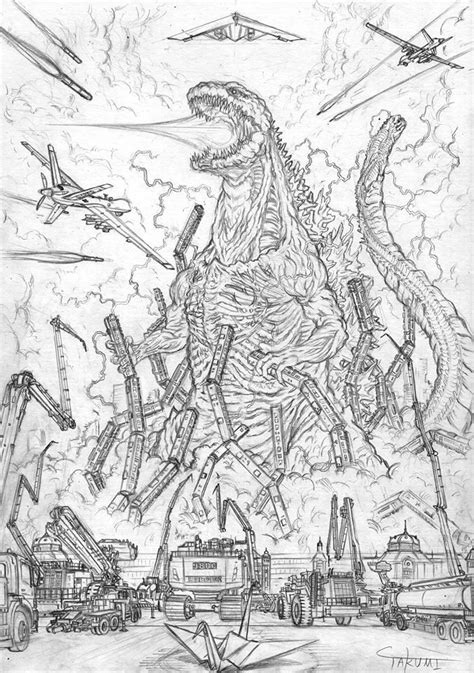 Godzilla Kleurplaat ~ Coloring Pages