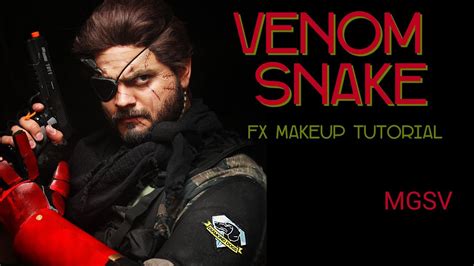 Venom Snake Sfx Makeup Tutorial Learn To Apply Wrinkles Scars Stitches