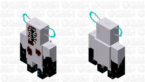 The Hollowed Warden Prototype Minecraft Mob Skin