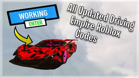 These new driving empire codes will reward you some free cash and a limited vehicle wrap, make sure to redeem these codes while to redeem roblox driving empire codes first click on the twitter icon on the bottom menu then a blue screen will pop up where you can enter and redeem the codes ALL *NEW* OP Codes in Driving Empire | Driving Empire ...