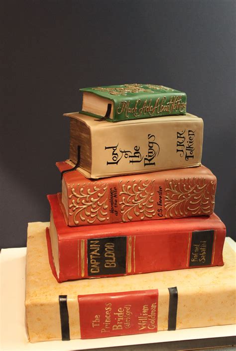 Simple Book Cake Design Book Theme Birthday Cake Design For The