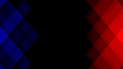 Red Blue Geometric Shapes Black Background Abstract Hd Wallpaper Peakpx