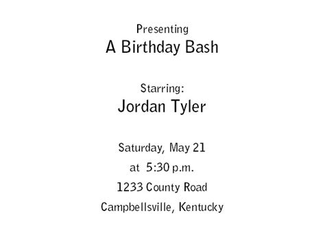 printable birthday invitations