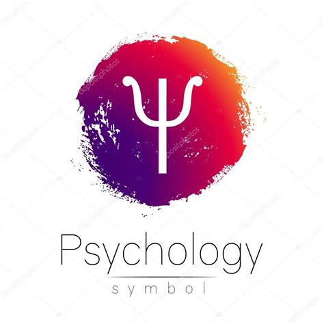 Logo moderno de la Psicología Psi Estilo creativo Logotipo en vector