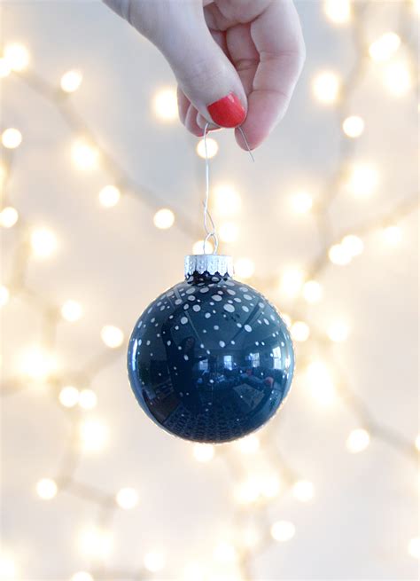 Fast And Easy Diy Painted Glass Christmas Ornament