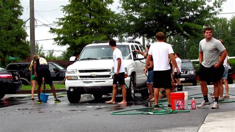 Rhs Varisty Cheer Car Wash Youtube