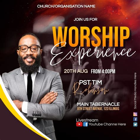 Copy Of Worship Experience Postermywall