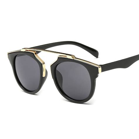 Designer Inspired Flat Top Sunglasses Fashion Trendy Shop Cat Eye Sunglasses Women Fashion
