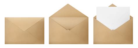 Brown Envelopes On White Stock Photo Download Image Now Istock