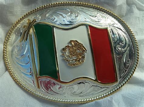 Vintage Mexican Silver Belt Buckles