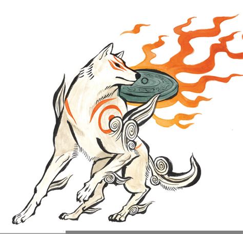 Anime Amaterasu Wolf Free Images At Vector Clip Art